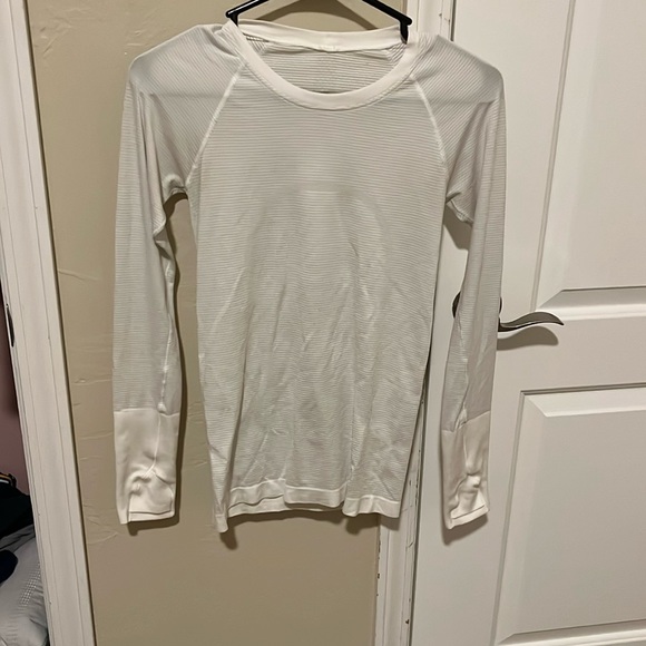 Lululemon swiftly teach long sleeve in white - Picture 1 of 2